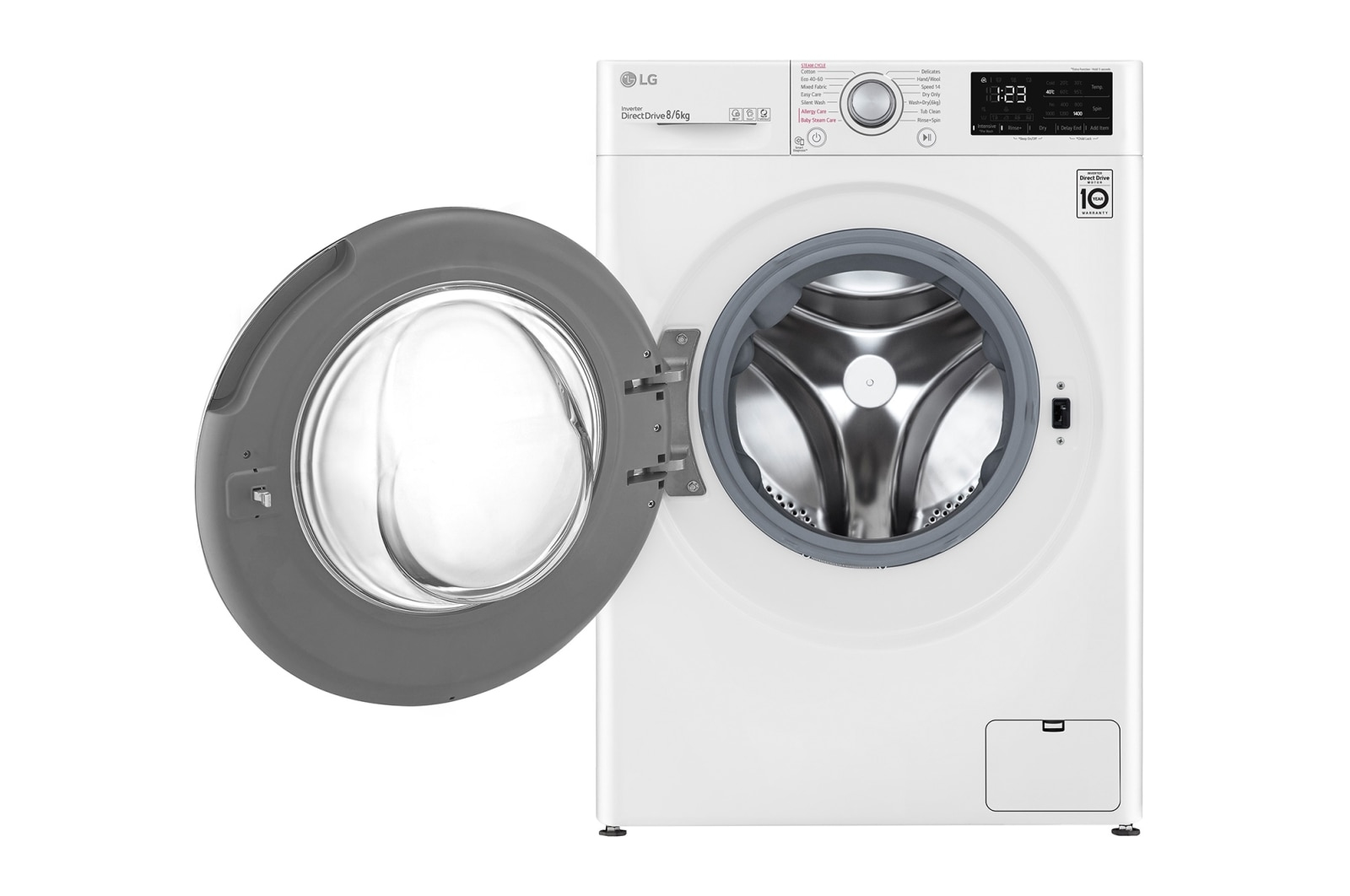 LG F4DV328S0U washer dryer Freestanding Front-load White – image 4