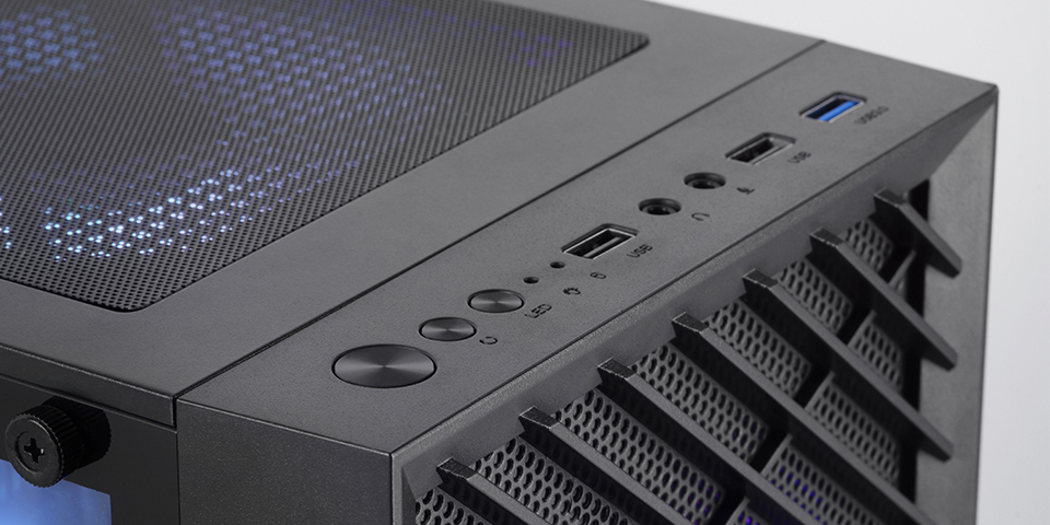 Mars Gaming MC-VORTEX Mini Tower Black image 3