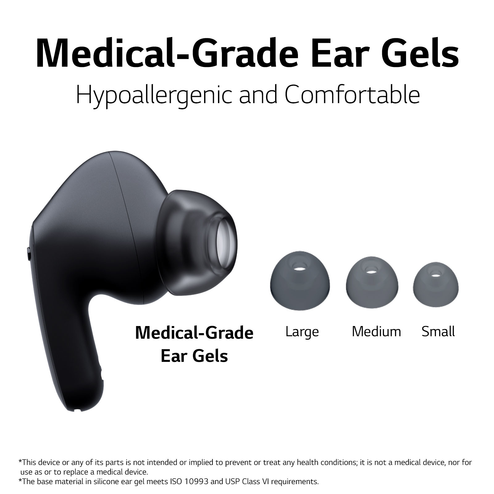 LG TONE-UFP9.CGBRLLK headphones/headset True Wireless Stereo (TWS) In-ear Calls/Music USB Type-C Bluetooth Black – image 6