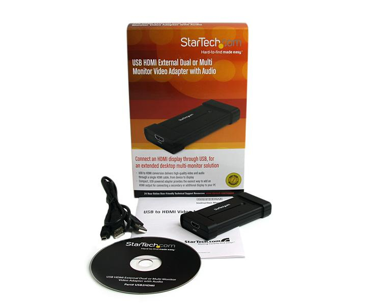 StarTech.com USB to HDMI External Dual or Multi Monitor Video Adapter with Audio – image 4