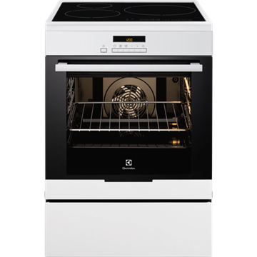 Electrolux EKI6771AOW Freestanding cooker Electric Zone induction hob White