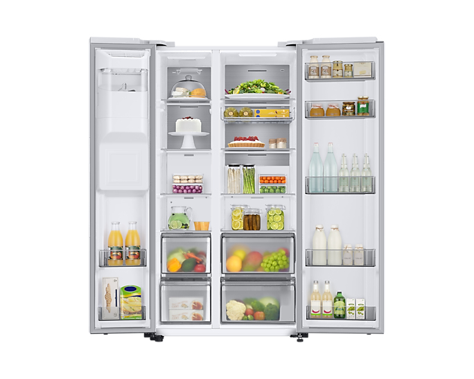 Samsung RS68A8840WW side-by-side refrigerator Freestanding – image 7