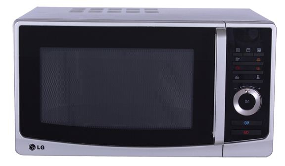 LG MH6880D microwave Silver