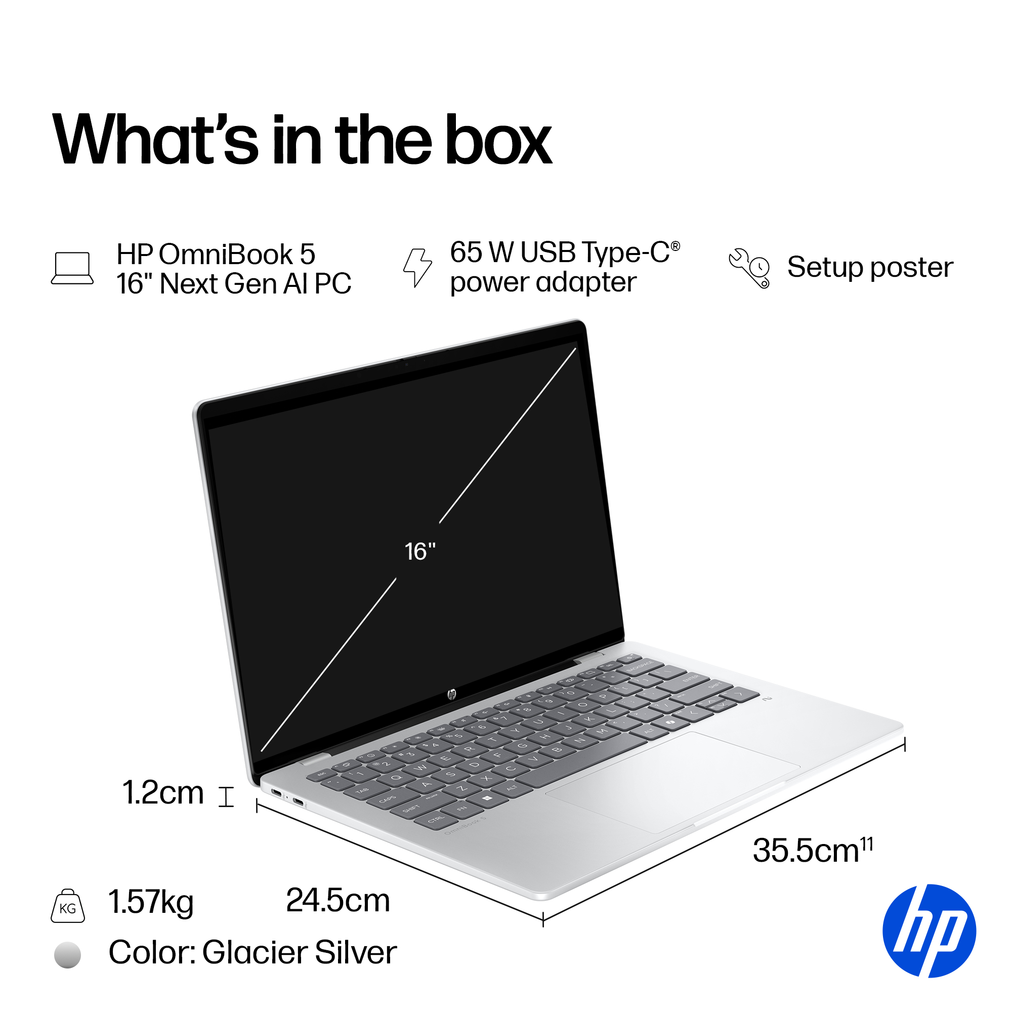 HP OmniBook 5 Next Gen AI 16-bf0000sa – image 4