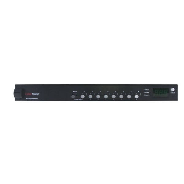 CyberPower PDU15SW8RNET power distribution unit (PDU) 8 AC outlet(s) 1U Black – image 4
