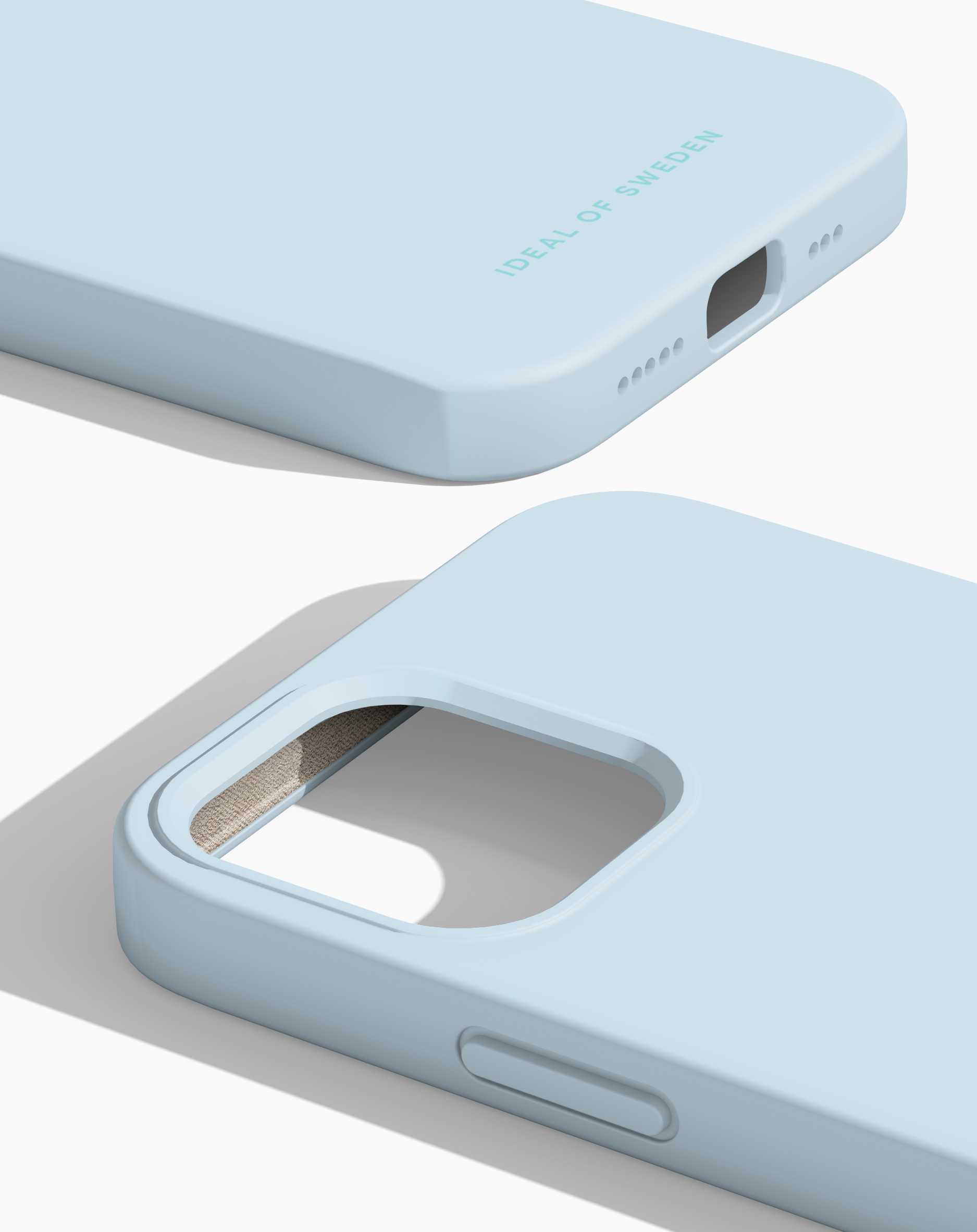 iDeal of Sweden Silicone Case MagSafe iPhone 12 / 12 Pro Light Blue – image 2