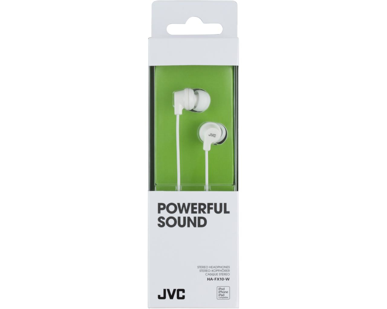 JVC HA-FX10-W-E Colourful inner-ear headphones – image 2