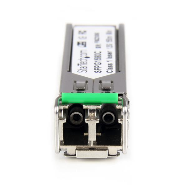 StarTech.com Cisco Compatible Gigabit Fiber SFP Transceiver Module SM LC w/ DDM – 80 km (Mini-GBIC) – image 3