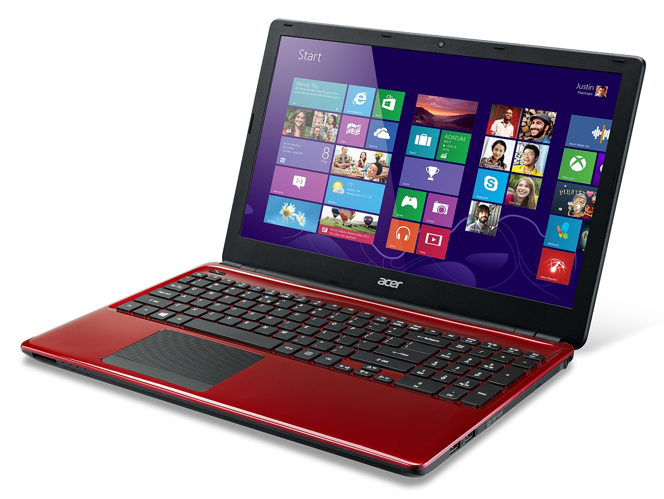Acer Aspire 570G-33214G1TDnrr Intel® Core™ i3 i3-3217U Laptop 39.6 cm (15.6") 4 GB DDR3-SDRAM 1 TB HDD NVIDIA® GeForce® GT 820M Wi-Fi 4 (802.11n) Windows 8 Red – image 2