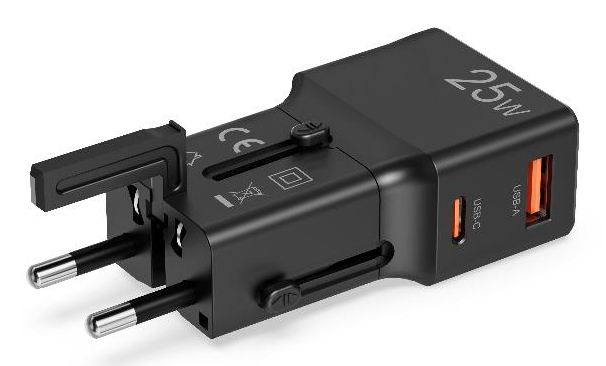 Celly MULTIPLUGSL25W mobile device charger Headphones, Smartphone, Tablet Black AC Fast charging Indoor – image 3
