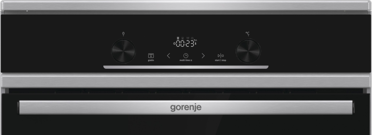 Gorenje GEIT6E63XPG Freestanding cooker Electric Zone induction hob Black, Stainless steel – image 9