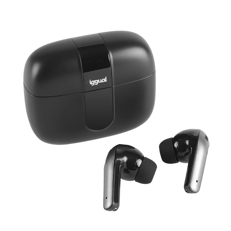 iggual True Sound Auricolare True Wireless Stereo (TWS) In-ear Musica e Chiamate Bluetooth Nero