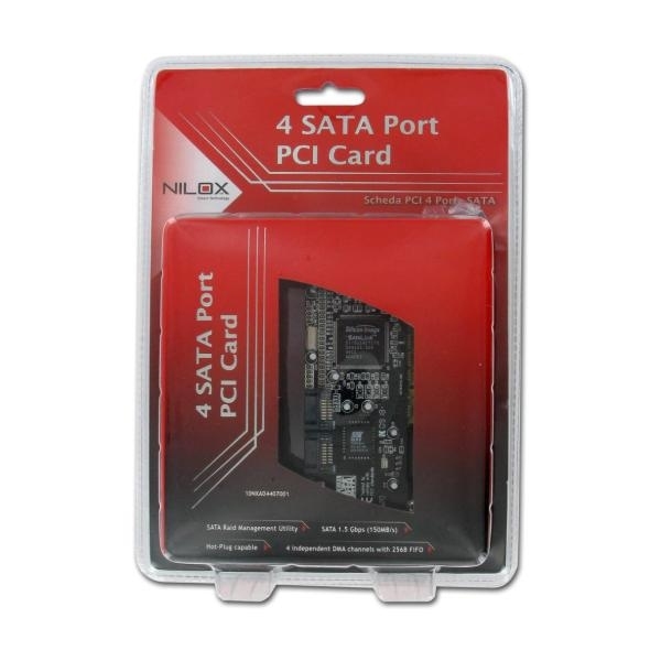Nilox 4 SATA Port PCI Card – image 3