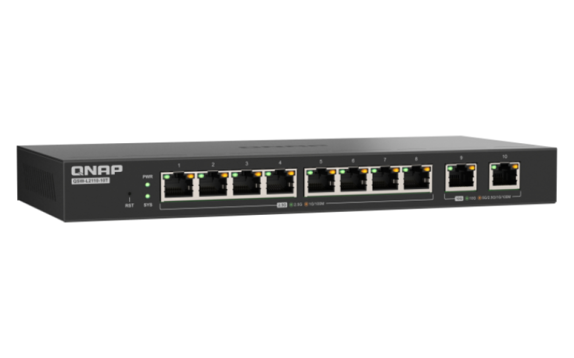 QNAP QSW-L2110-10T network switch Managed Desktop Black – image 6