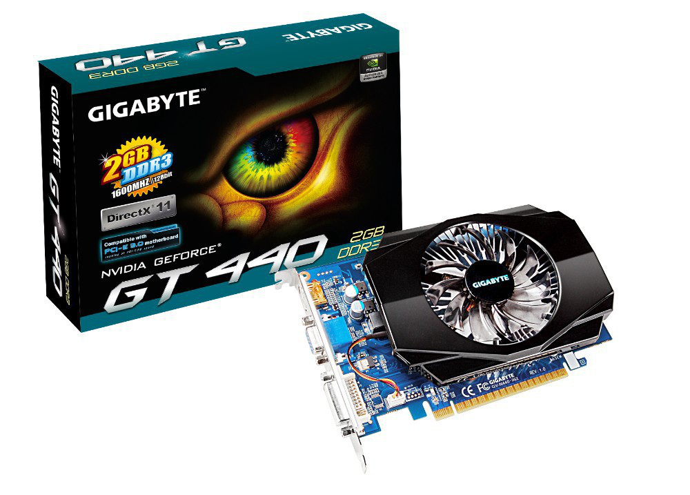 GIGABYTE GV-N440-2GI graphics card NVIDIA GeForce GT 440