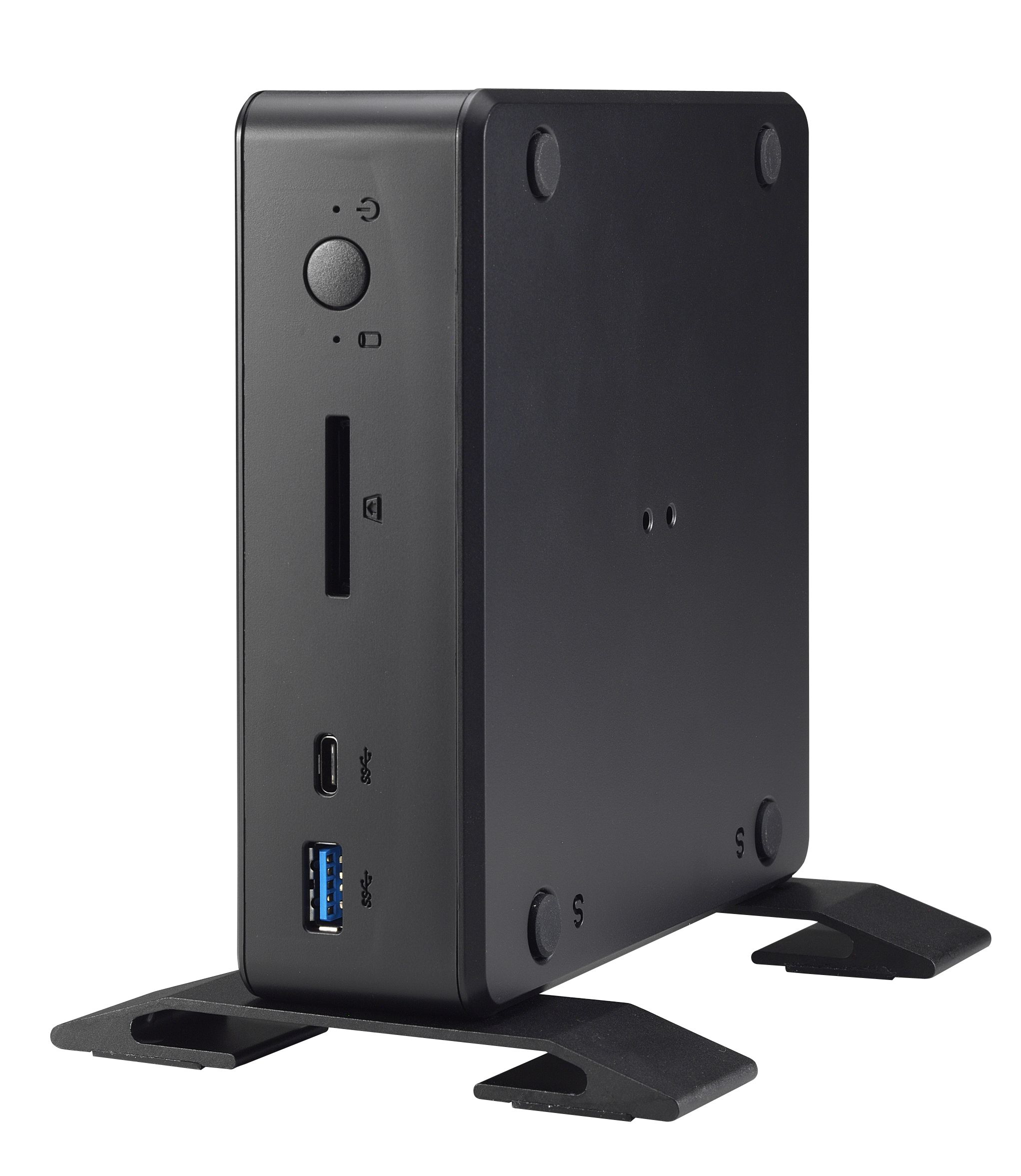 Shuttle Nano PC NC10U , Intel Celeron 4205U, 1x HDMI, 1x DP, 1x 2.5″ bay, 1x M.2, 1x LAN, 1x COM, Wifi, 24/7 permanent operation, incl. VESA & Stand image 14
