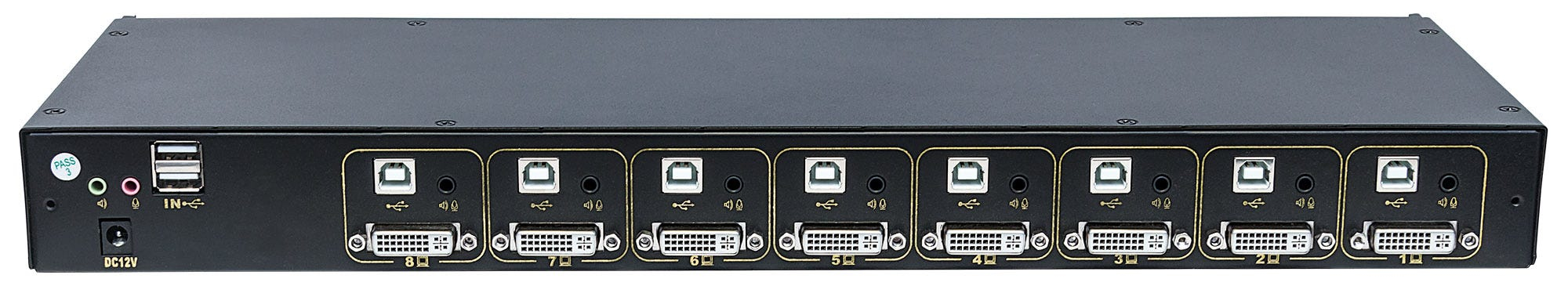 Intellinet Modular 8-Port DVI KVM Switch, For Use with Product Numbers 507745, 508117, 508155 & 508162 – image 3