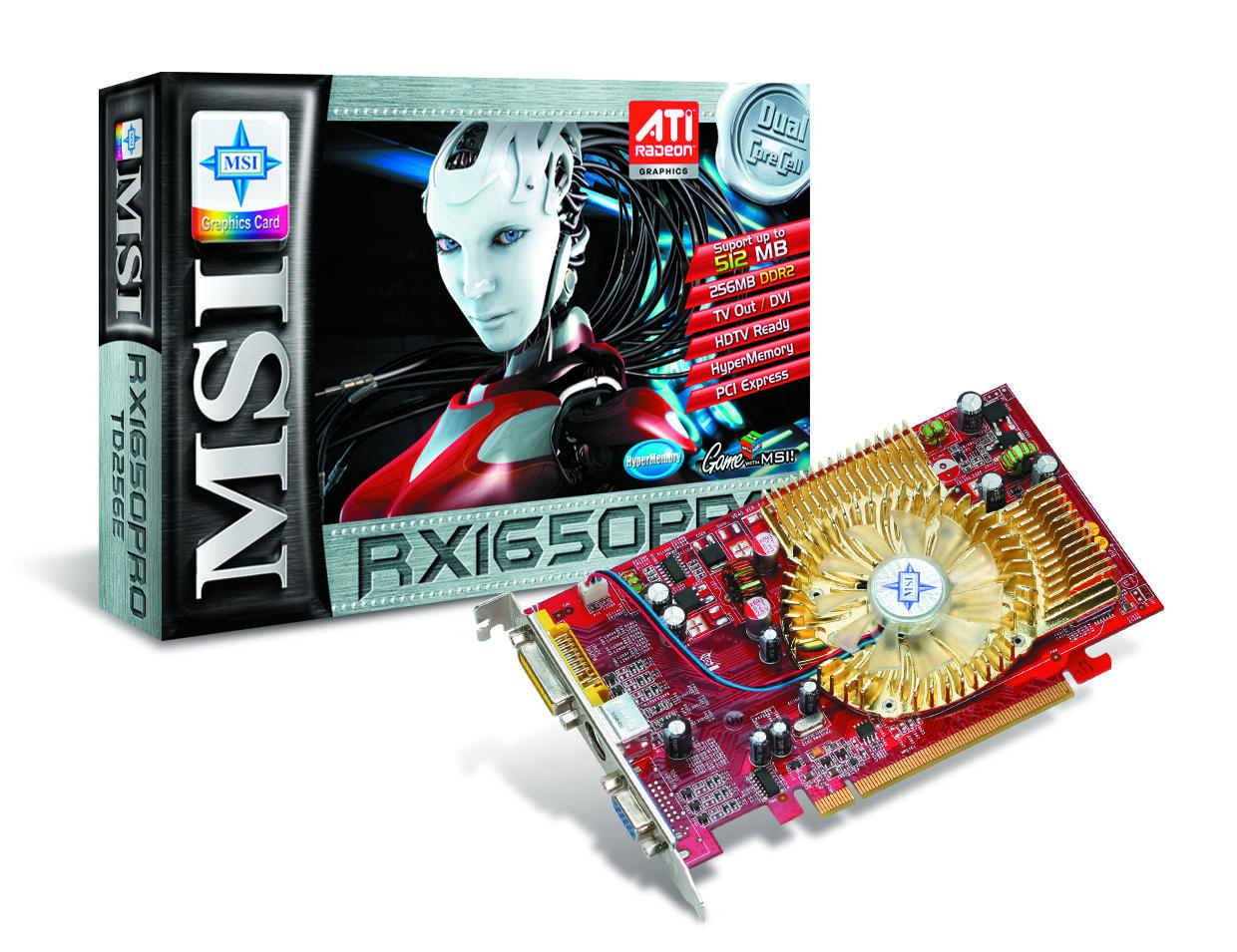MSI RADEON X1650 PRO 256MB – image 2