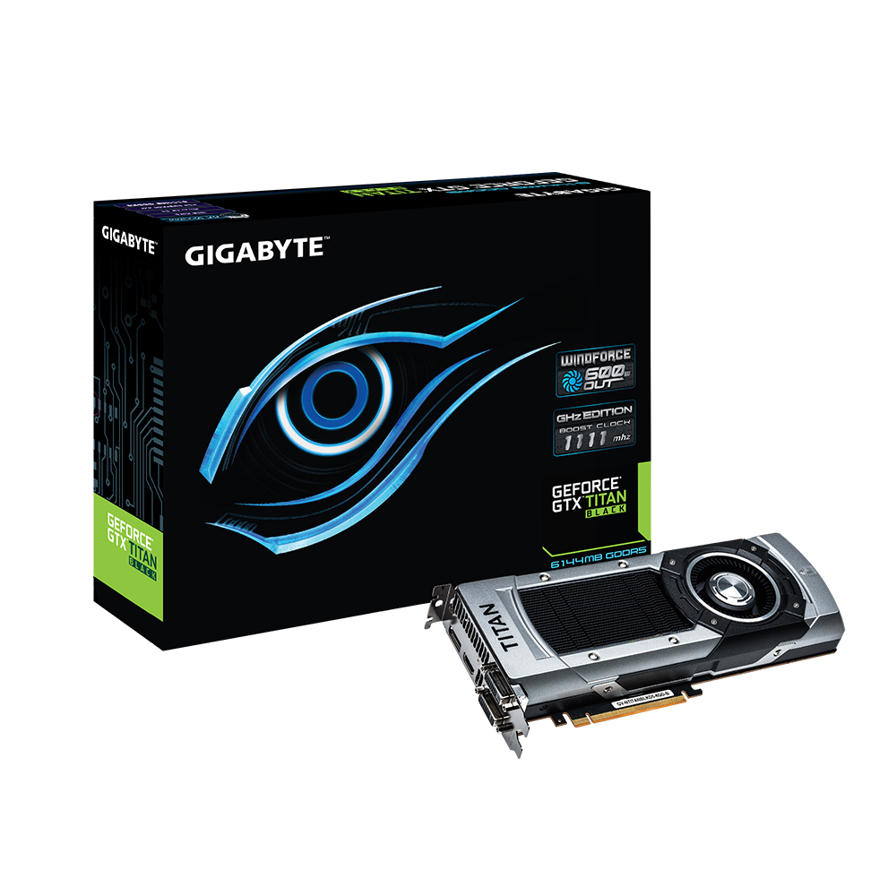 GIGABYTE GV-NTITANBLKGHZ-6GDB graphics card NVIDIA GeForce GTX TITAN