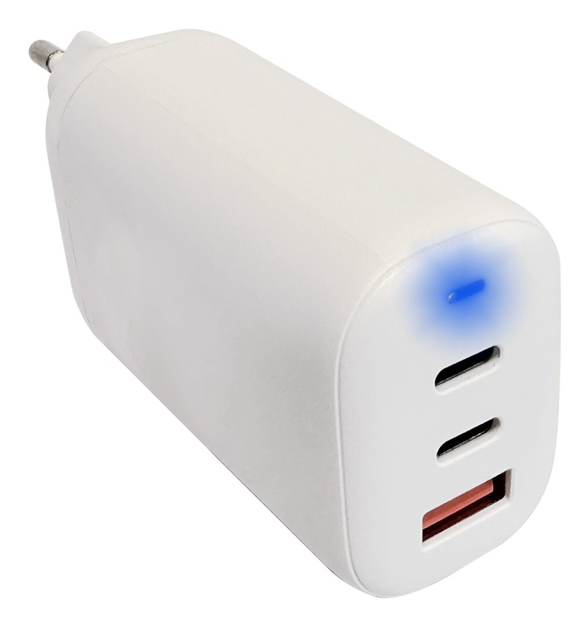 Techly IPW-USB-65W2C1A mobile device charger Laptop, Power bank, Smartphone, Tablet, Universal White AC Fast charging Indoor – image 5