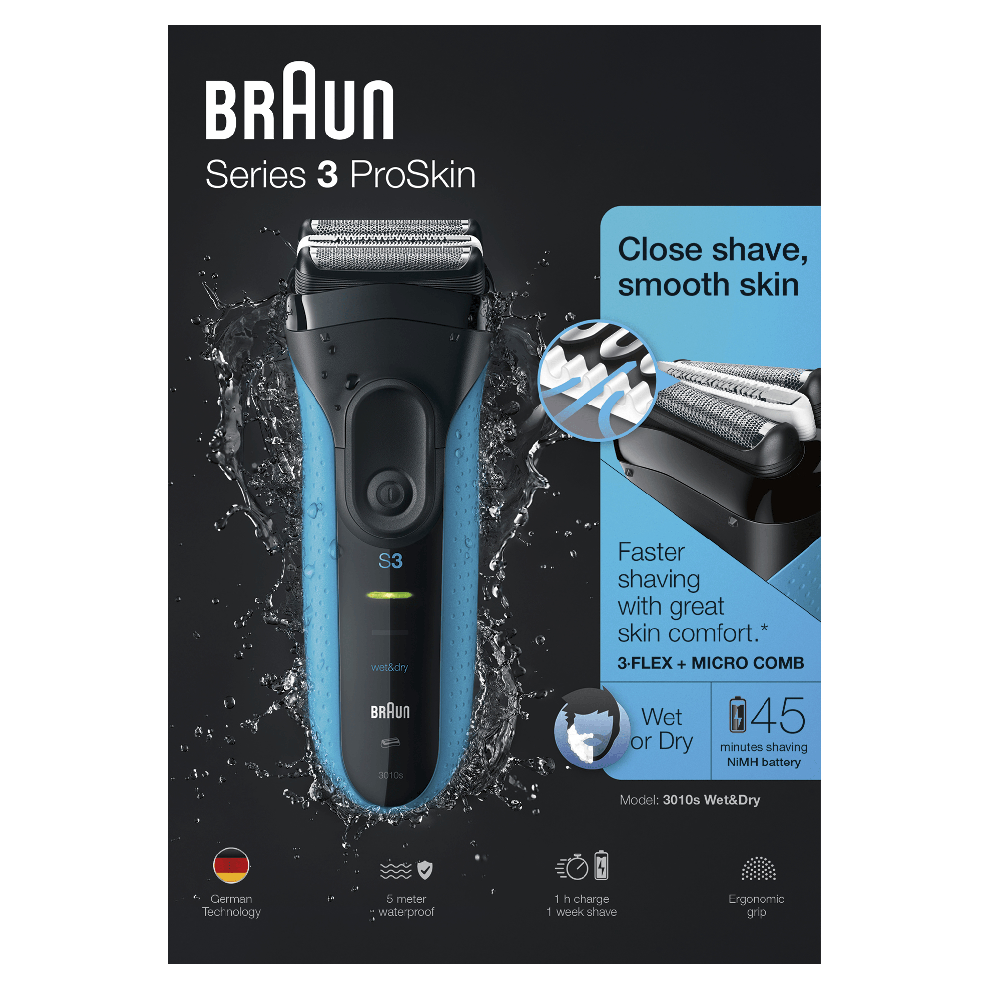 Braun Series 3 3010 Wet & Dry – image 2