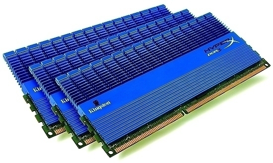 HyperX 6GB, 2000MHz, DDR3, Non-ECC CL8 (8-8-8) DIMM (Kit of 3) XMP Tall HS UL
