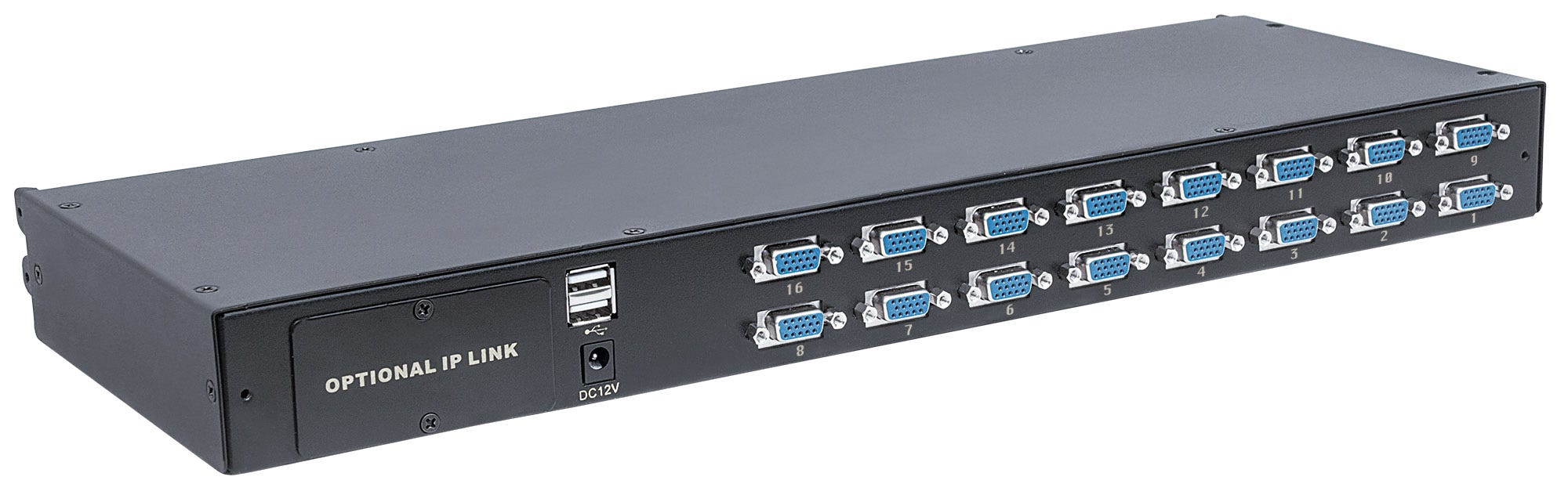 Intellinet Modular 16-Port VGA KVM Switch, For Use with Product Numbers For Use with Product Numbers 507622, 507738, 507981, 507998, 508025, 508032, 508049 & 50 – image 2