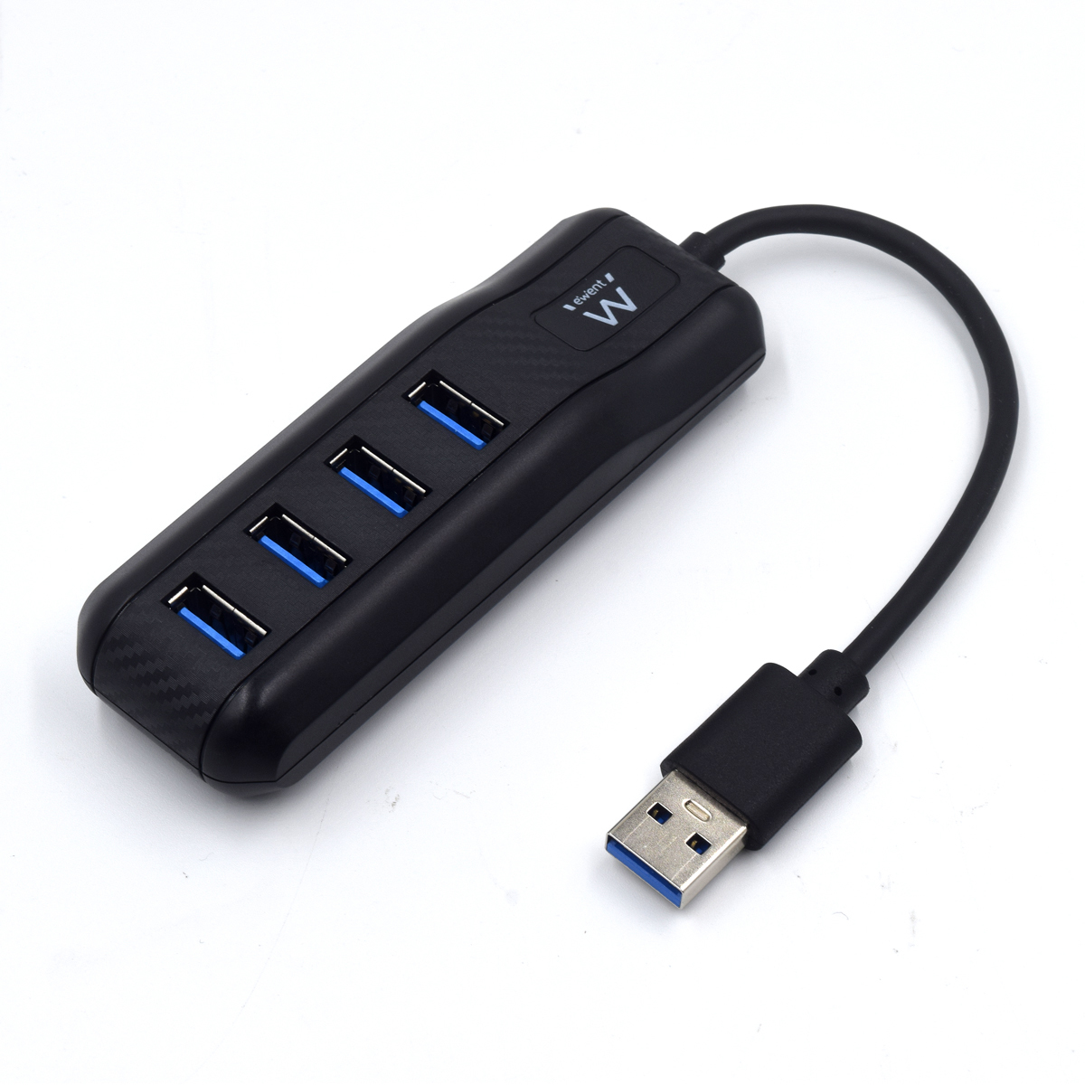 Ewent EW1138 interface hub USB 3.2 Gen 1 (3.1 Gen 1) Type-A 5000 Mbit/s Black