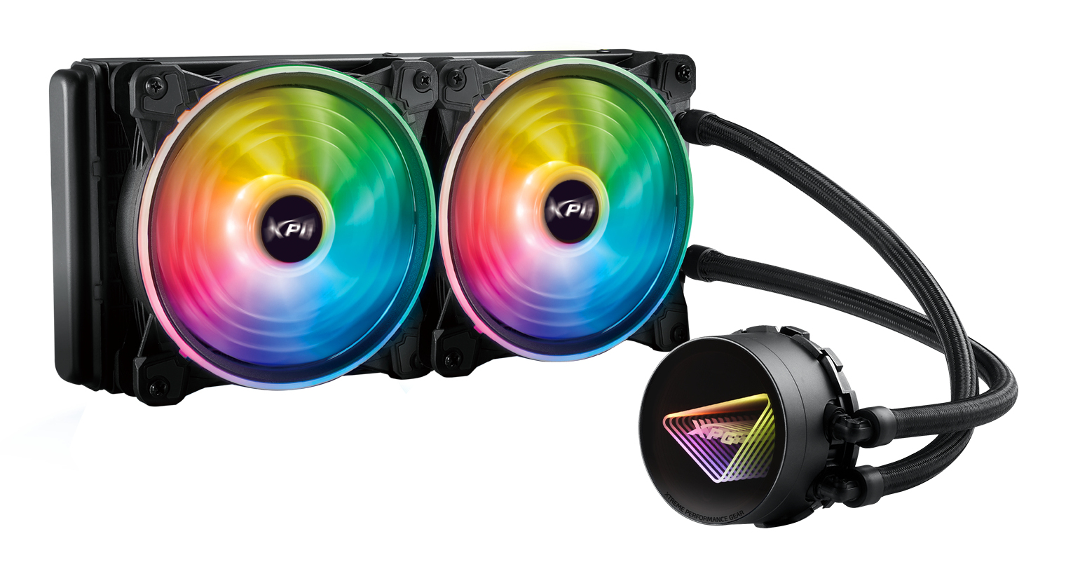 XPG LEVANTEII240-BKCWW computer cooling system Processor All-in-one liquid cooler – image 1