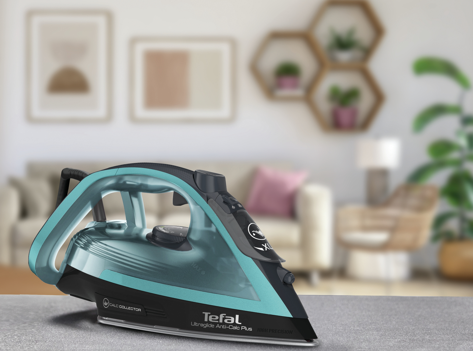 Tefal FV5873G0 iron Steam iron Durilium Airglide soleplate – image 2