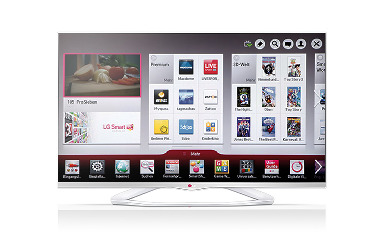 LG 55LA6678 TV 139.7 cm (55") Full HD Smart TV Wi-Fi White