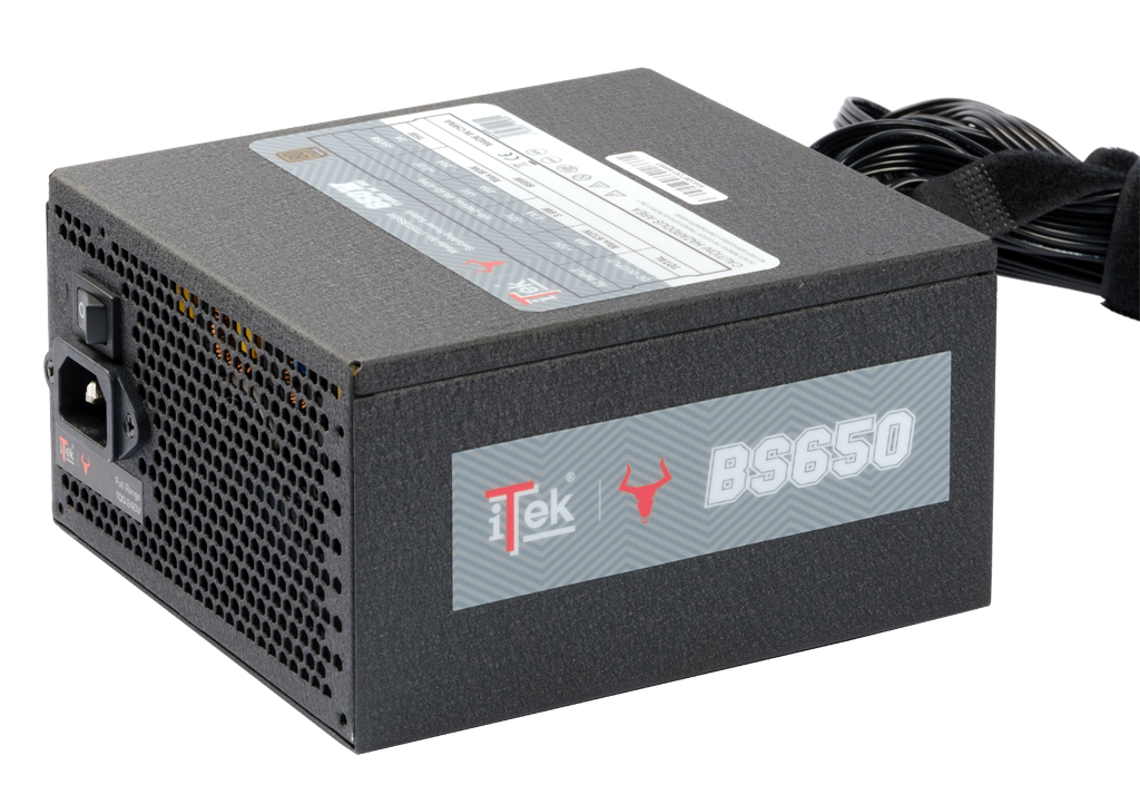 itek TAURUS BS650 power supply unit 650 W 24-pin ATX ATX Black image 2