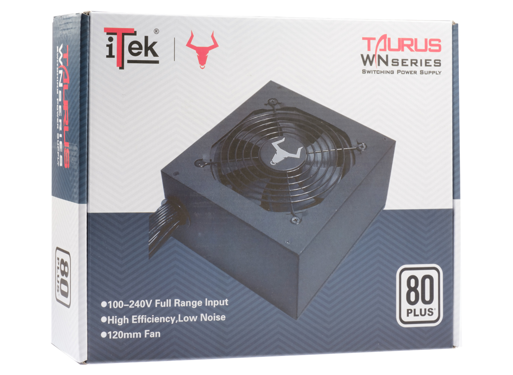 itek TAURUS WN600 power supply unit 600 W 24-pin ATX ATX Black image 7
