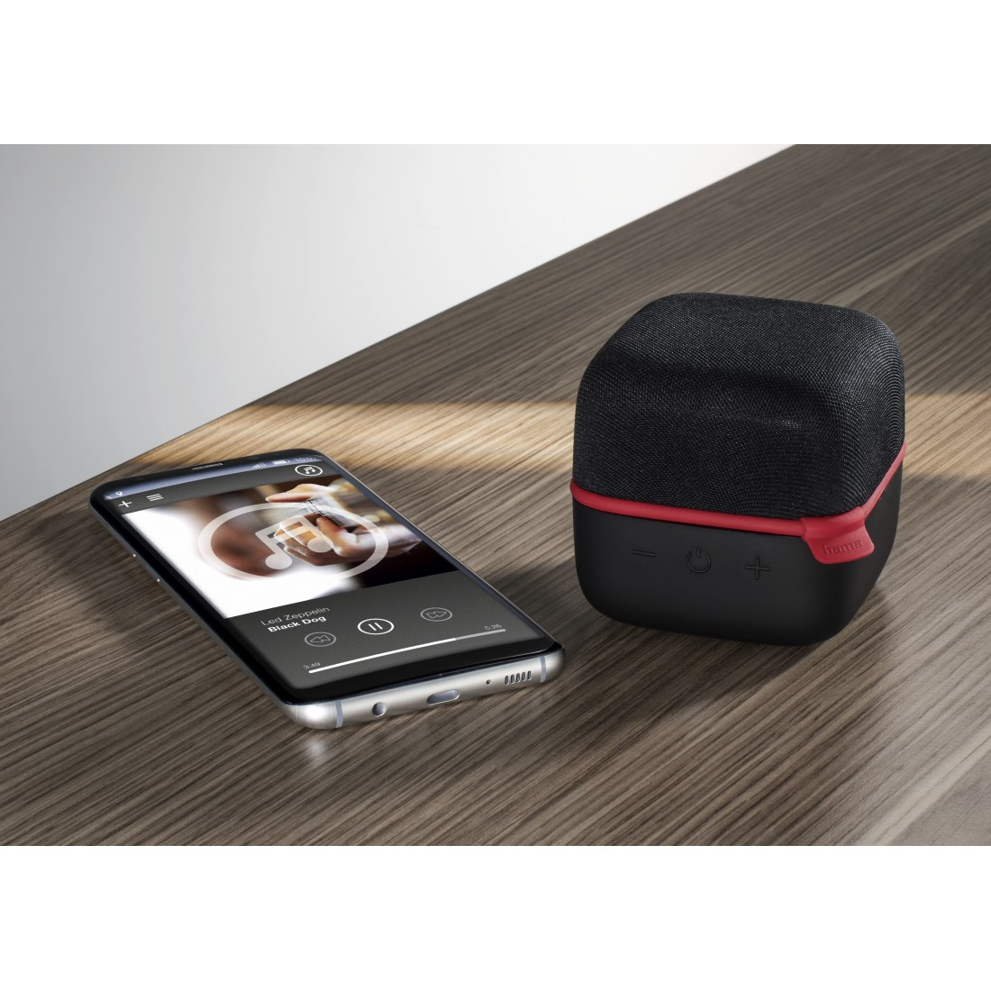 Hama Cube Mono portable speaker Black, Red 5 W image 4