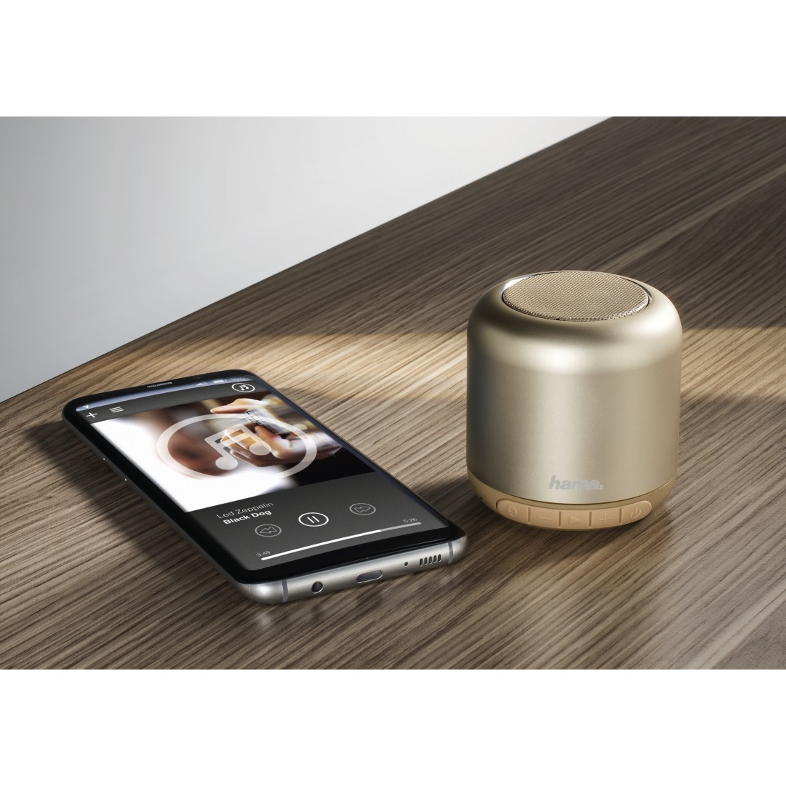 Hama Steel Drum Mono portable speaker Gold 3 W image 3