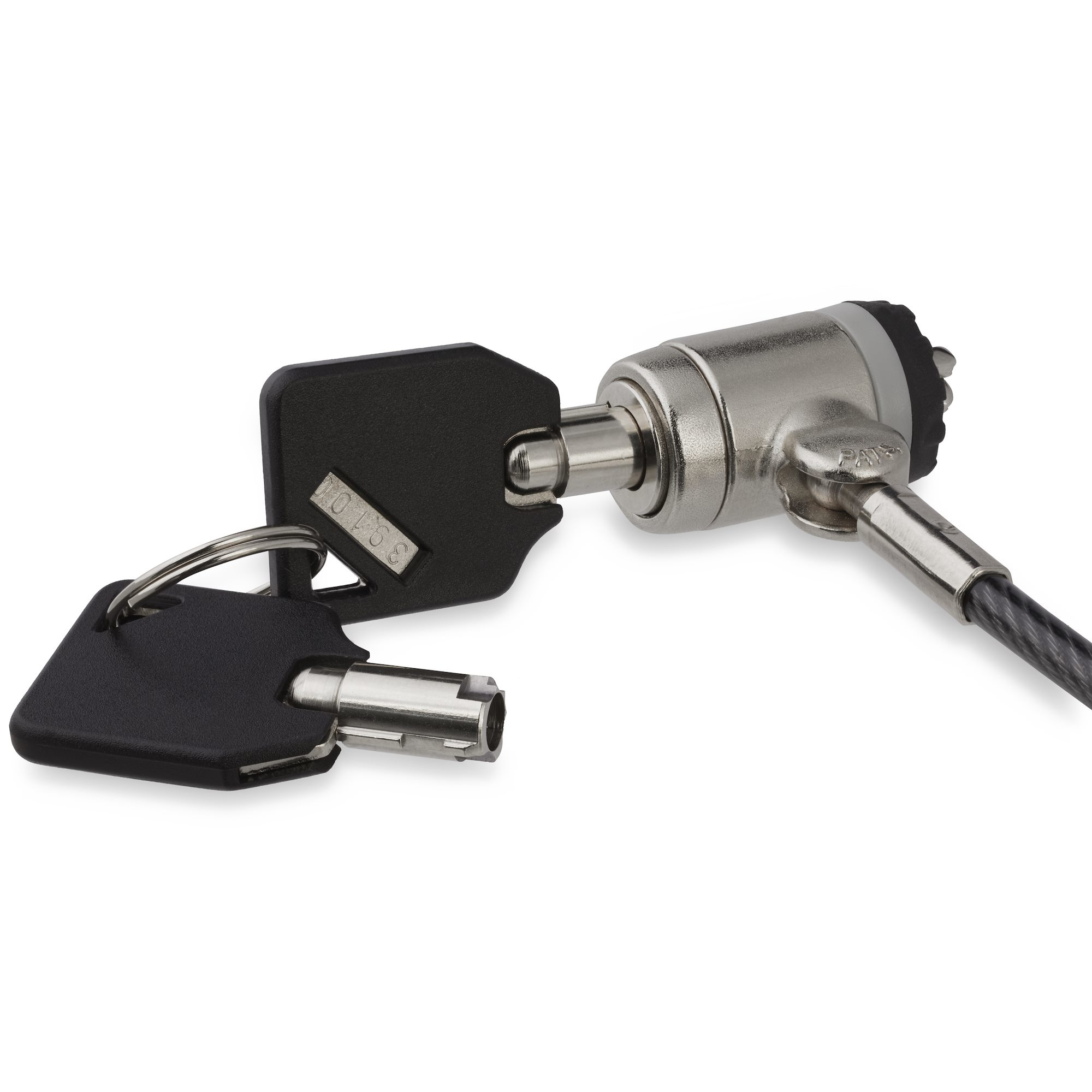 StarTech.com 6FT Laptop Cable Lock Steel with 2 Keys LTLOCKKEY