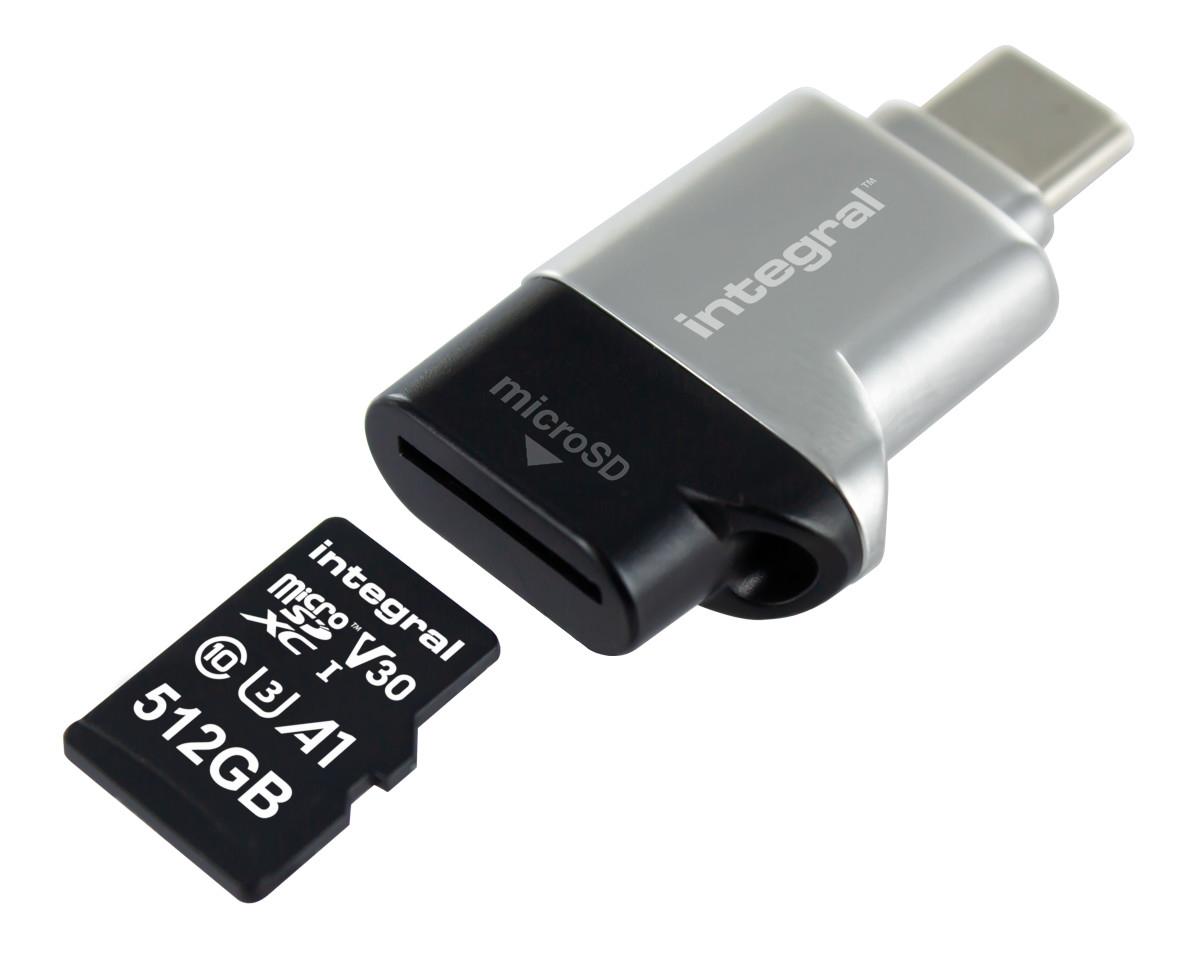 Integral USB 3.0 CARD READER TYPE C SINGLE SLOT MICRO SD ETAIL – image 1