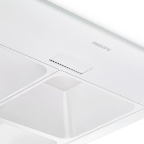 Resim Philips 27205200 Gömme Armatür Tavan Lambası - Beyaz Çelik Gövde - 25W Nötr Beyaz