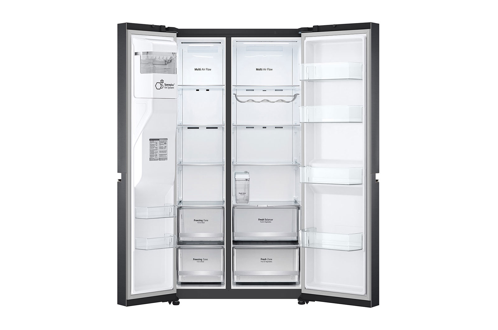 LG GSLV71MCLE side-by-side refrigerator Freestanding – image 8
