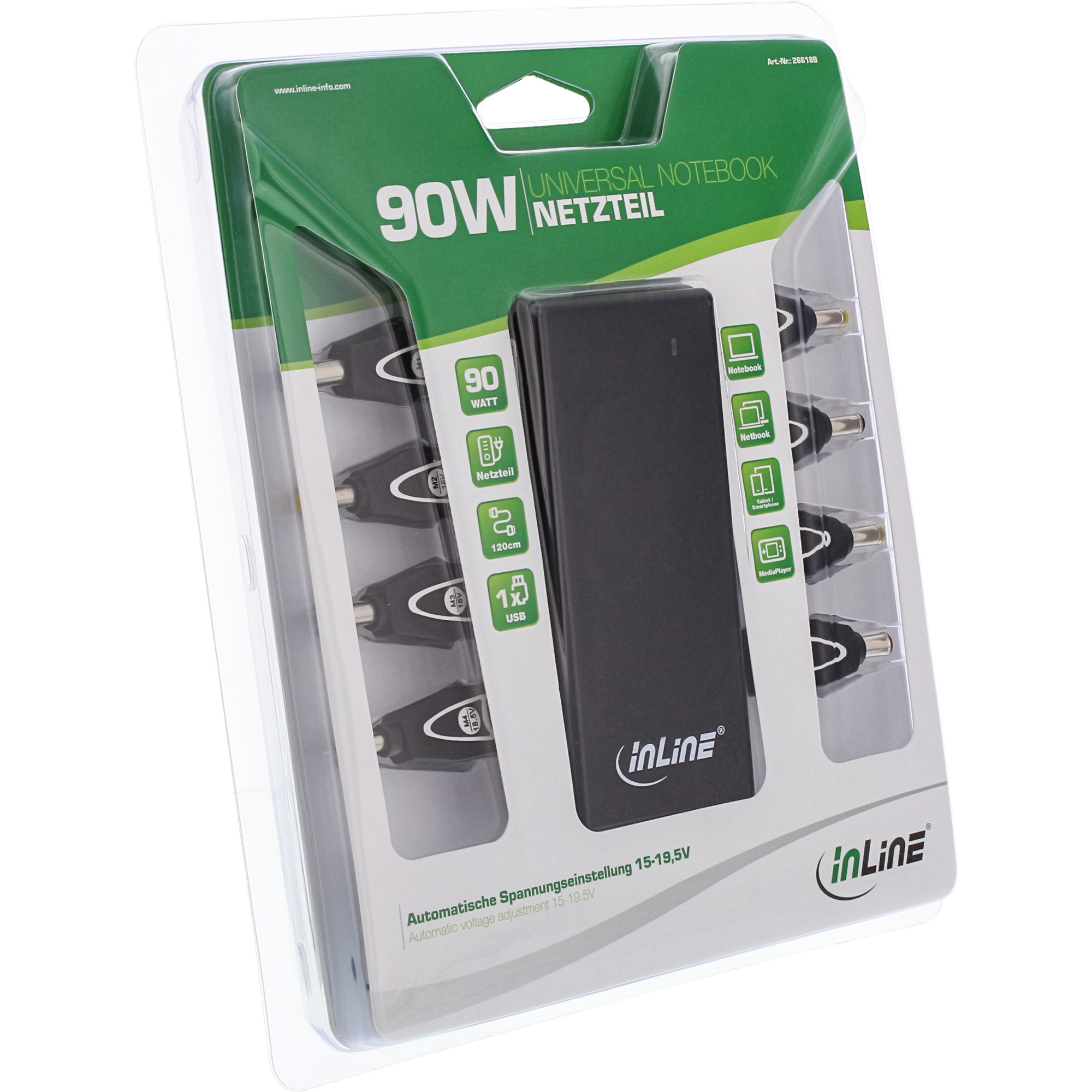 InLine Power Supply Notebook Adapter – image 7