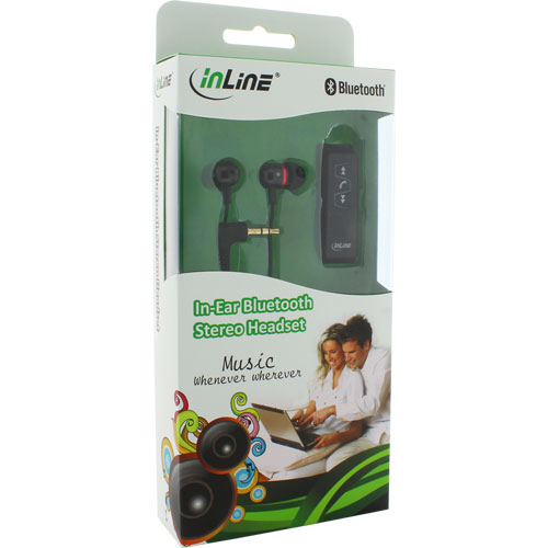 InLine 55354 headphones/headset Wireless In-ear Music Bluetooth Black – image 4