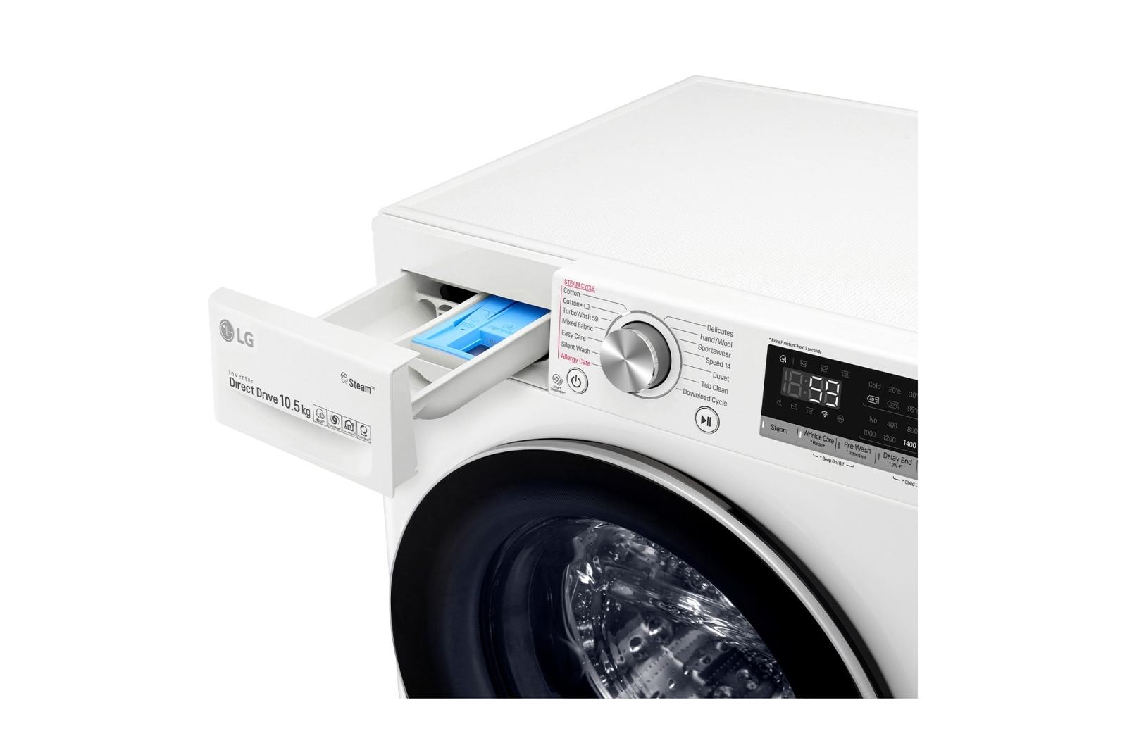 LG F4DV7010S1W washer dryer Freestanding Front-load White – image 6