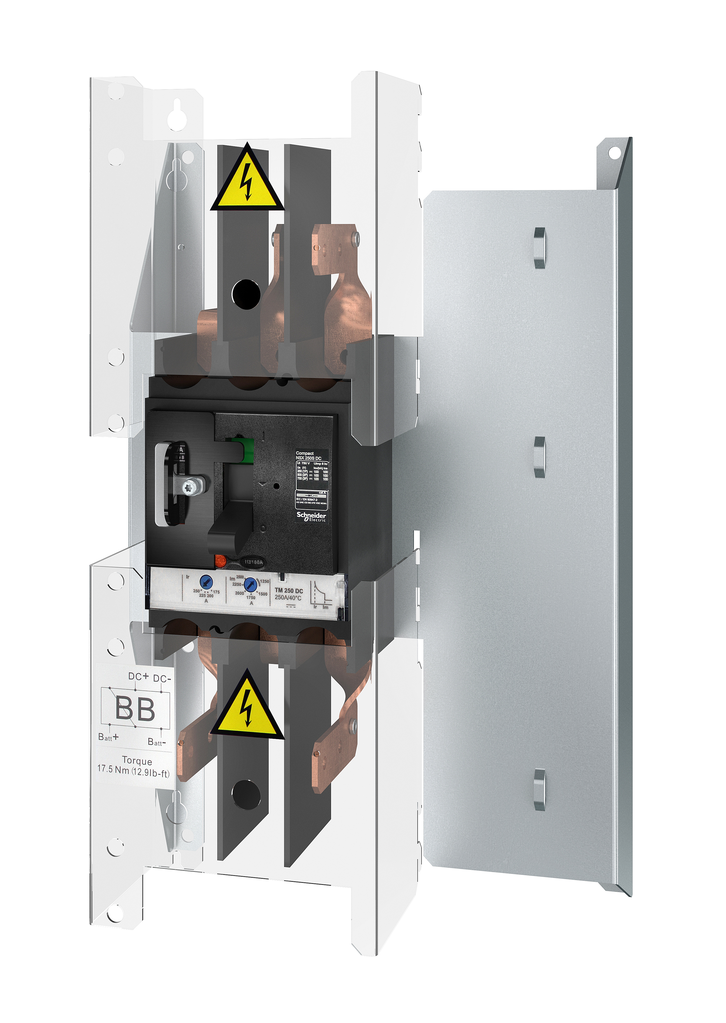 APC Galaxy VS Battery Breaker Kit 20-80kW 400V - Automatic circuit breaker - for P/N: GVSUPS20KHS, GVSUPS30KHS, GVSUPS40KHS, GVSUPS50KHS, GVSUPS60KHS, GVSUPS80KHS