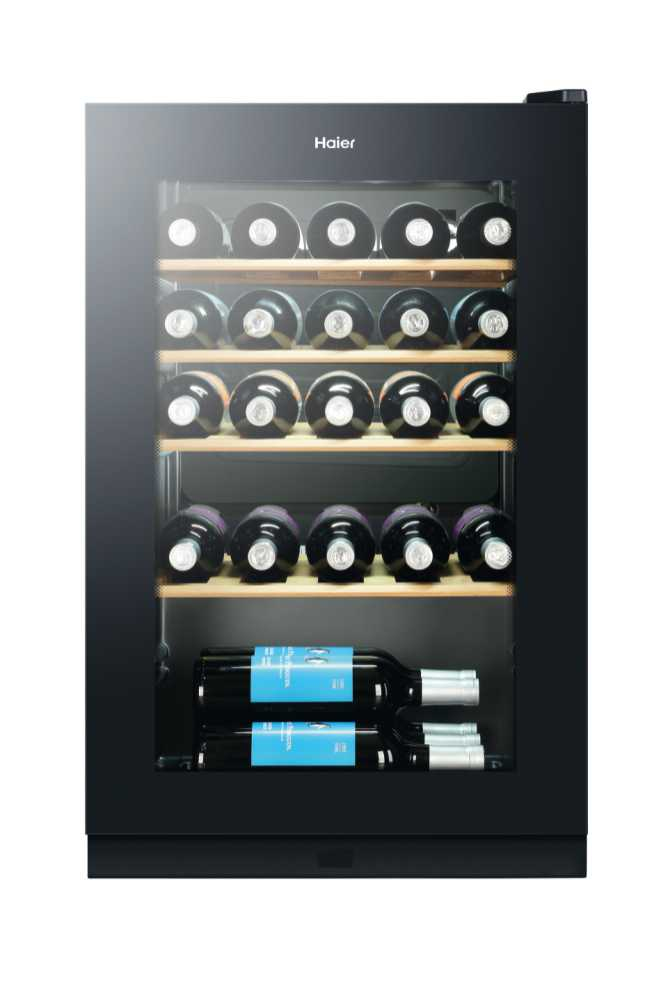 Haier Wine Bank 50 Series 3 WS30GA Compressor wine cooler Freestanding Black 30 bottle(s)