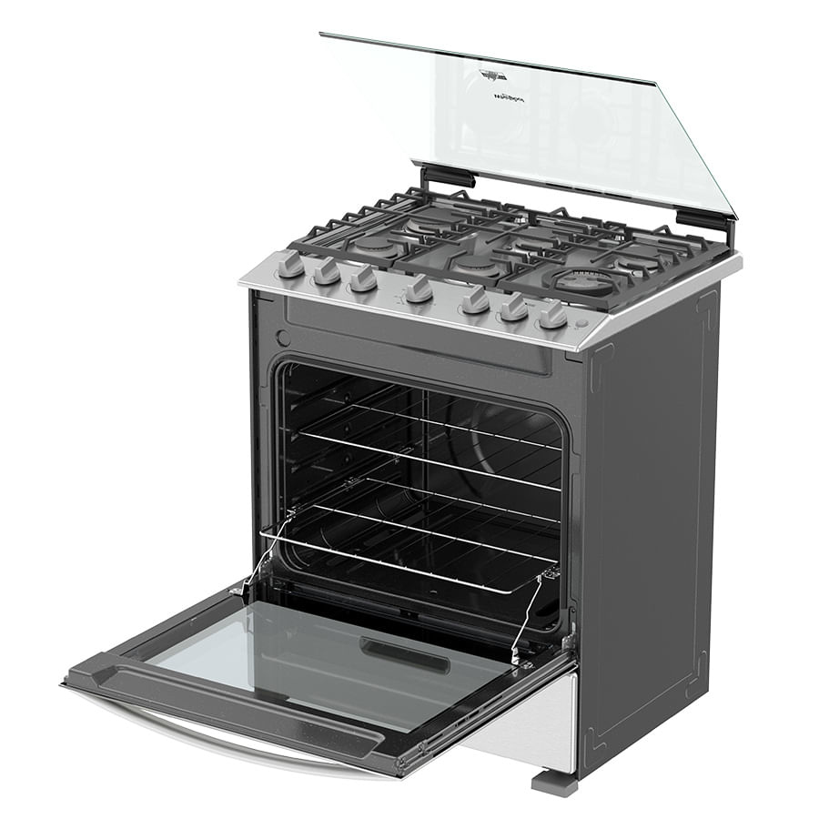 Whirlpool WFR7000S cooker Freestanding cooker Gas Grey – image 8