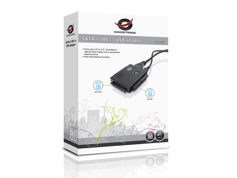 Conceptronic USB to SATA & IDE Adapter – image 5