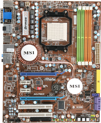 MSI DKA790GX AMD 790GX Socket AM2 ATX