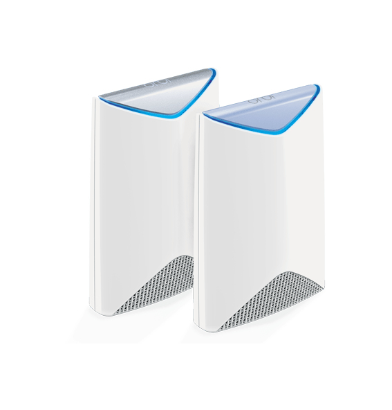 NETGEAR Orbi Pro Tri-Band Business WiFi System + 4x Orbi Pro Ceiling Add-on Satellite trådlös router Gigabit Ethernet Tri-band (2,4 GHz / 5 GHz / 5 GHz) 4G Vit