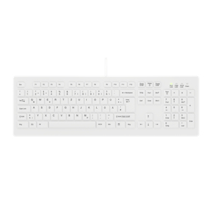 Contour Design Active Key Contour ClassicClean Medical Keyboard IP68 Full-Size Wired White CH C8100