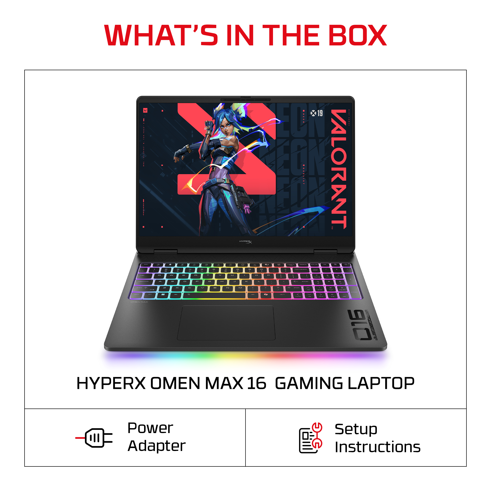 HP HyperX OMEN MAX 16 inch Gaming Laptop PC 16-ak1501na Copilot+ PC AMD Ryzen AI 9 40.6 cm (16″) 2.5K 48 GB DDR5-SDRAM NVIDIA GeForce RTX 5070 Ti Wi-Fi 7 (802.11be) Windows 11 Home Black image 5